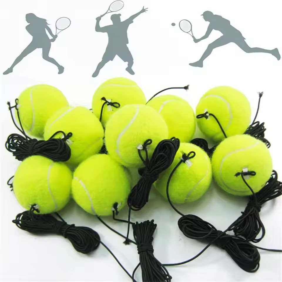 Badminton Smash - Professionele tennistrainingspartner Rebound-oefenbal met 4m elastische