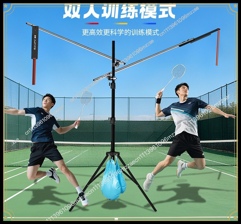 Badminton Forehand Backhand - Badminton Swing Trainer, Enkelvoudig/Dubbel Krachttraining Hulpmiddel