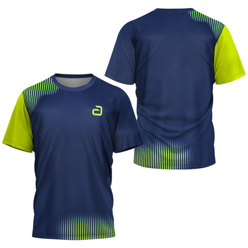 Badminton Png - Heren Tafeltennis T-shirt Onderstroompatroon Heren Zomer