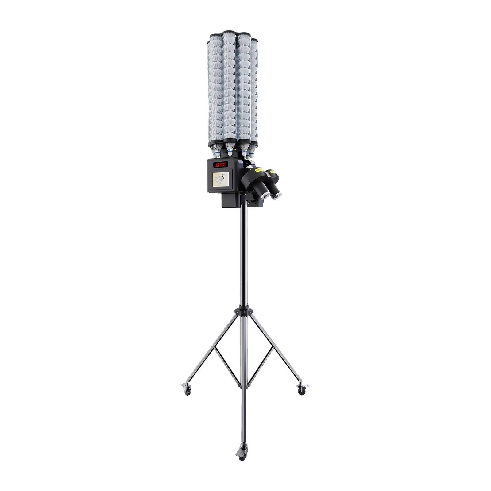 Feeder Machine Badminton - Draagbare automatische badminton shuttlecock-machine, verstelbare trainingsshuttle-voeder