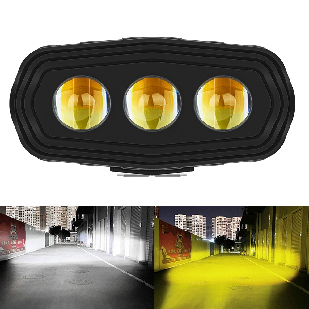 Badminton Flash - Lens 3LED Spotlight Motorfiets Gloeilamp Extra