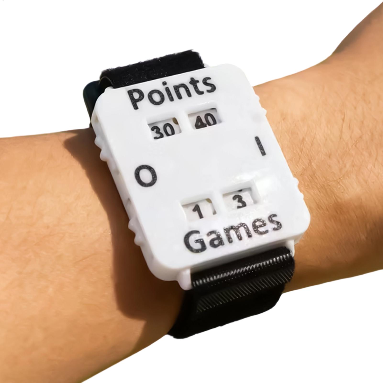 Badminton Score Counter - Draagbare Cricket Tennis Padel Scoremeter Polsband