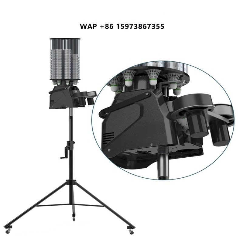Feeder Machine Badminton - Professionele automatische badmintonbalmachine met sterke kracht,