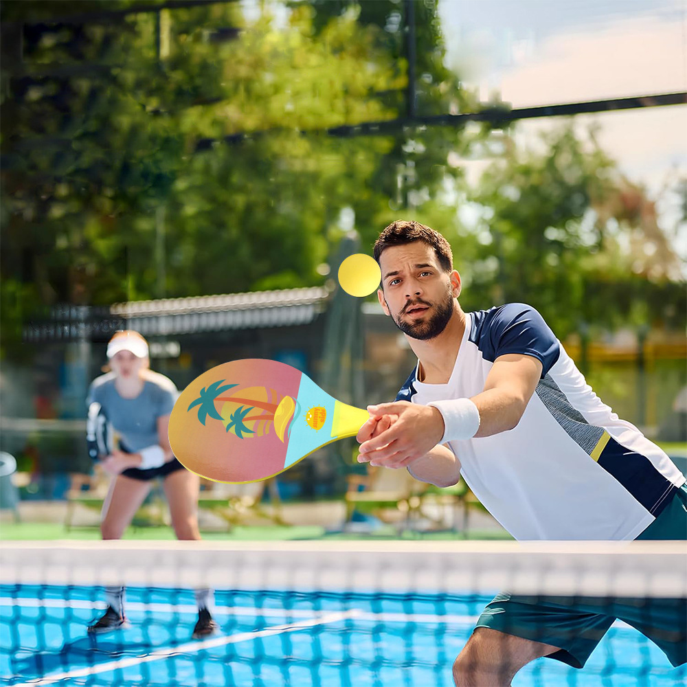 Cartoon verdikt strandbadminto - Badminton Photo recensie en prijs