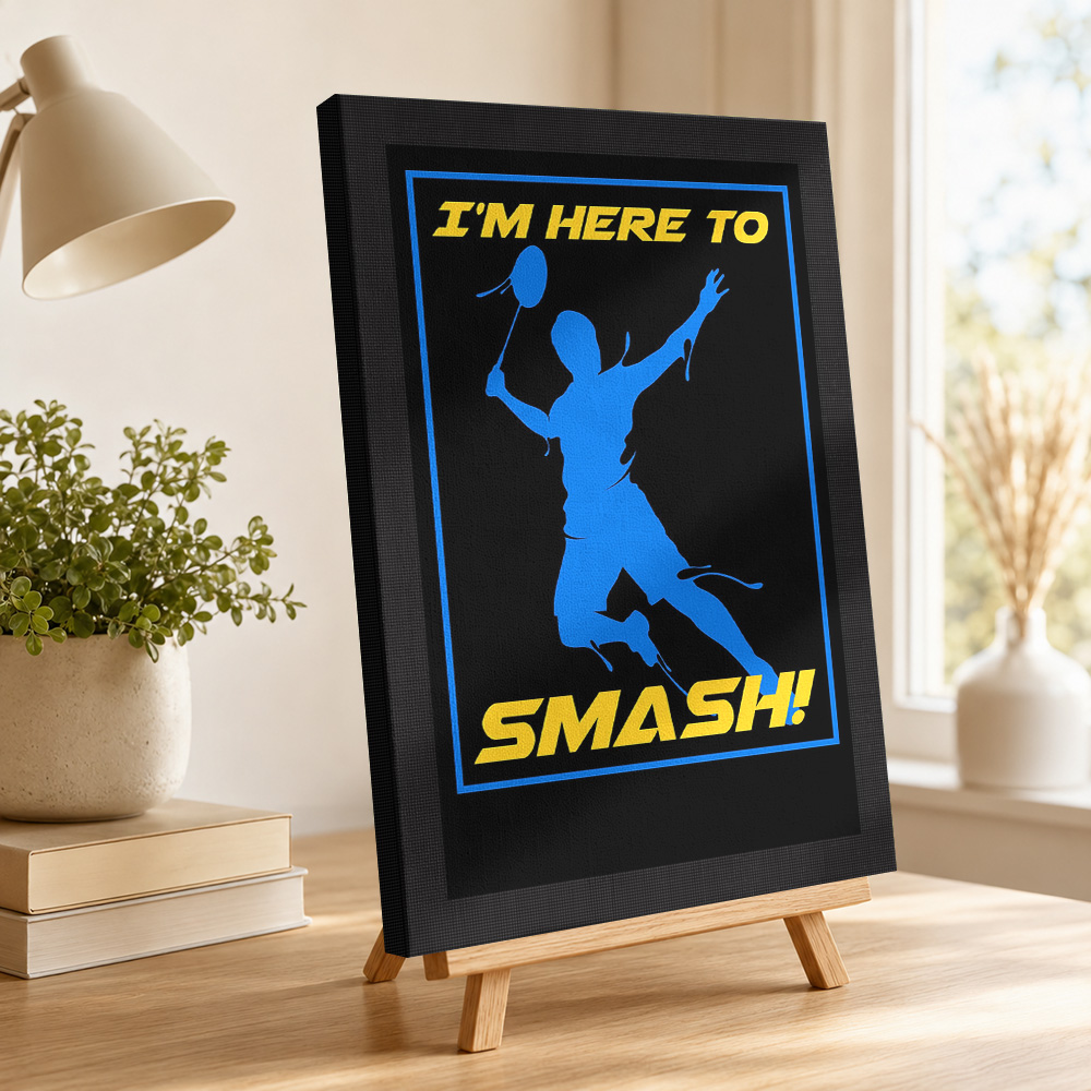 Badminton Racket Canvas Print  - Badminton Photo recensie en prijs