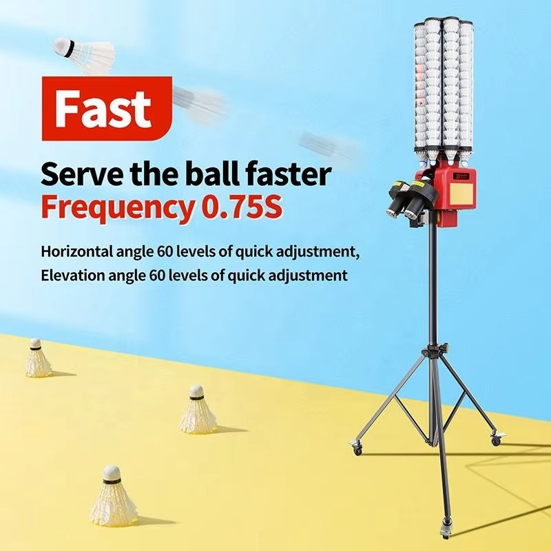 Draagbare automatische badmint - Feeder Machine Badminton recensie en prijs