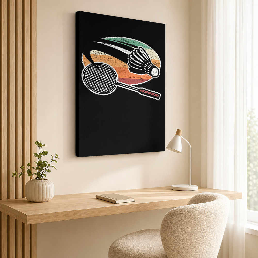 Badminton Canvas Schilderij Po - Badminton Photo recensie en prijs