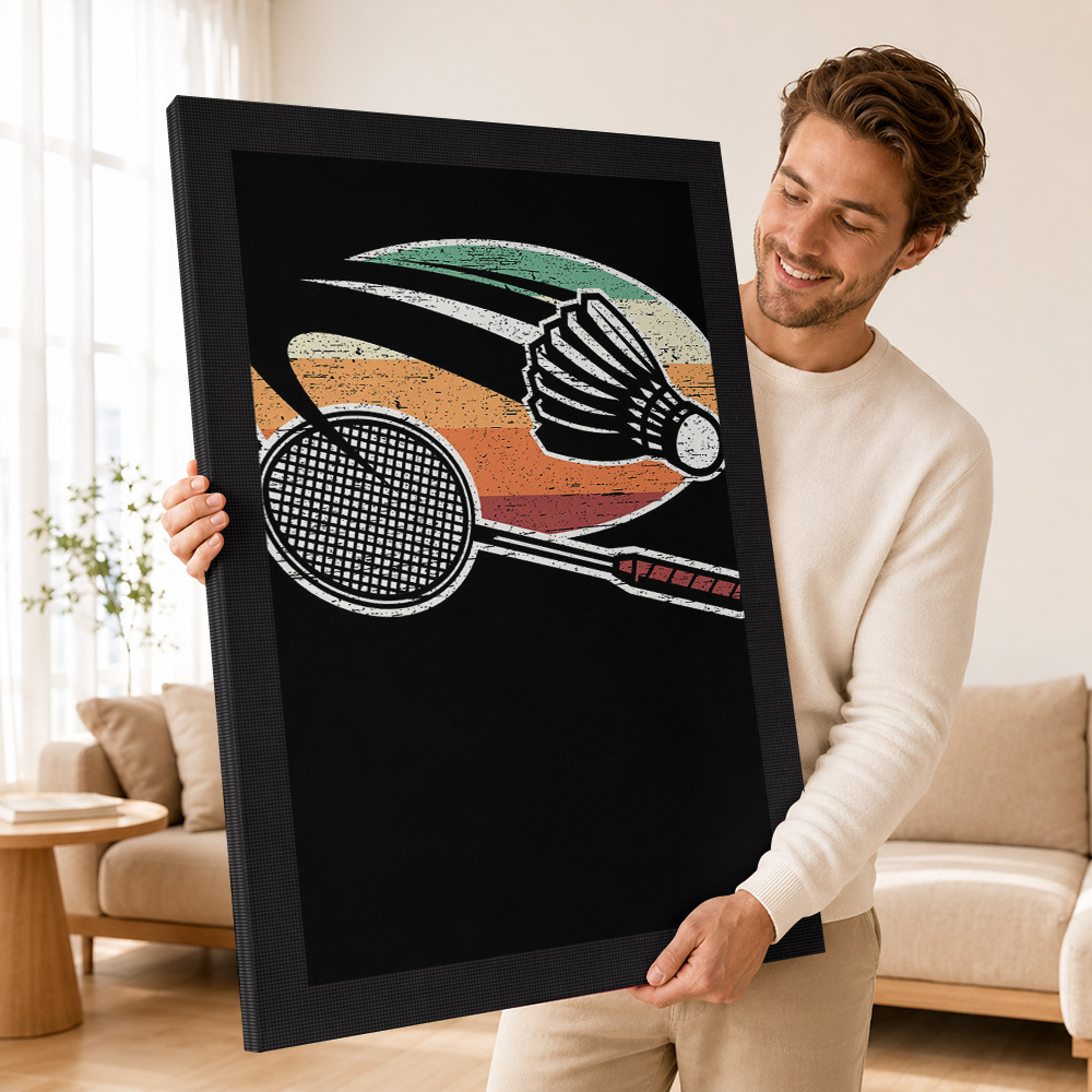 Badminton Canvas Schilderij Po - Badminton Photo recensie en prijs