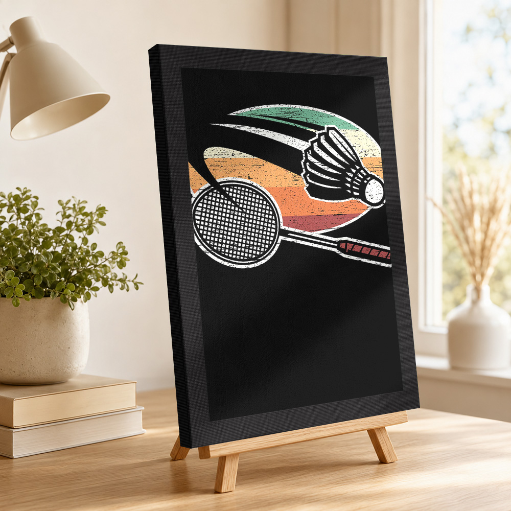 Badminton Canvas Schilderij Po - Badminton Photo recensie en prijs