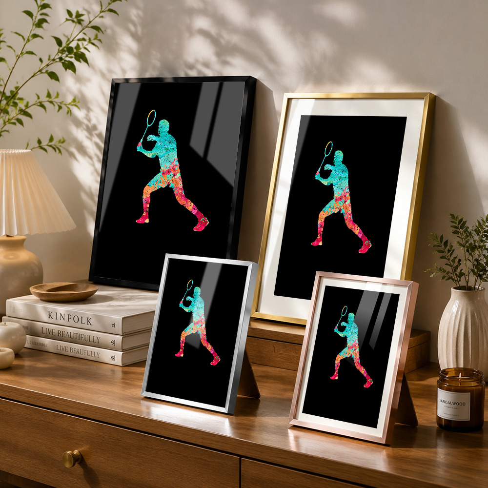 Badminton Pop Color Ingelijste - Badminton Photo recensie en prijs