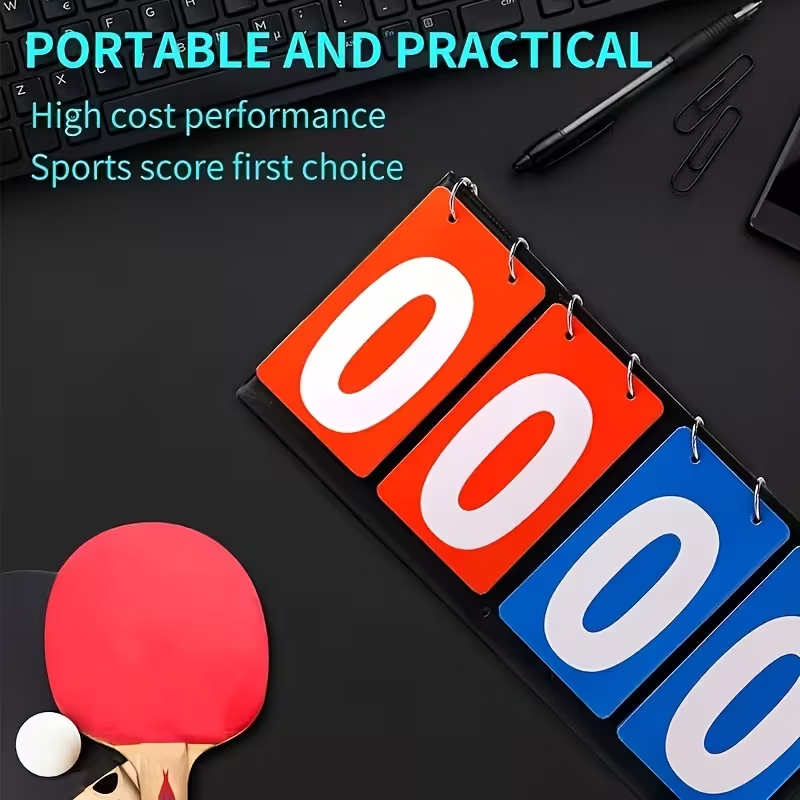 4-cijferig omklapbaar scorebor - Badminton Score Counter recensie en prijs