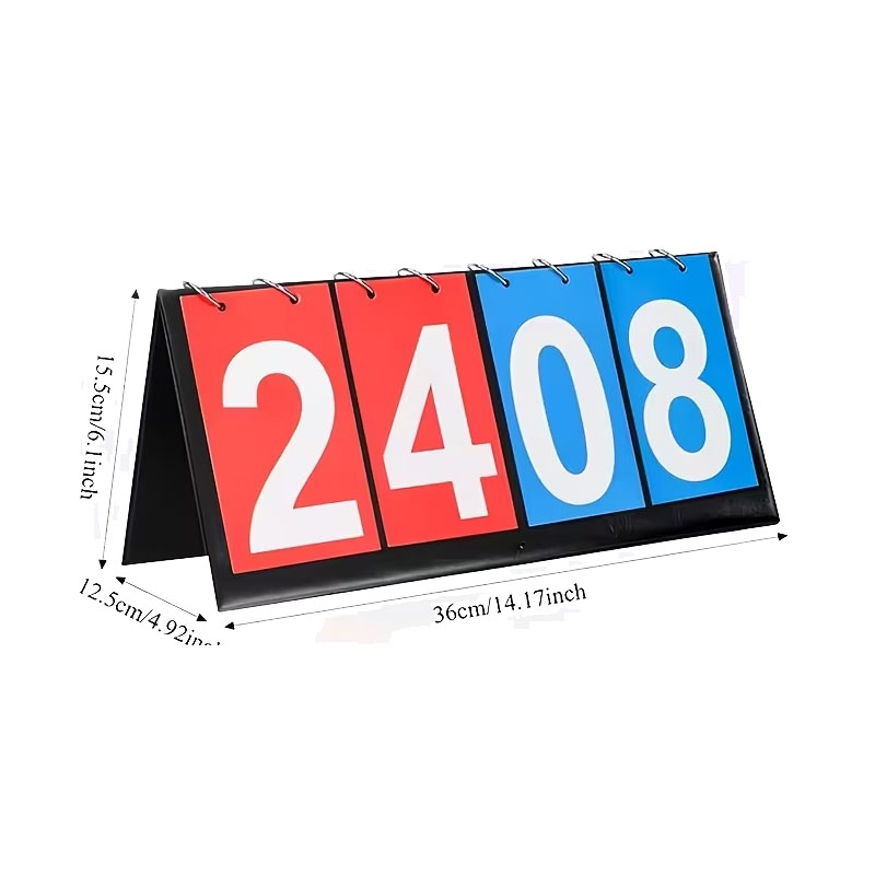 4-cijferig omklapbaar scorebor - Badminton Score Counter recensie en prijs