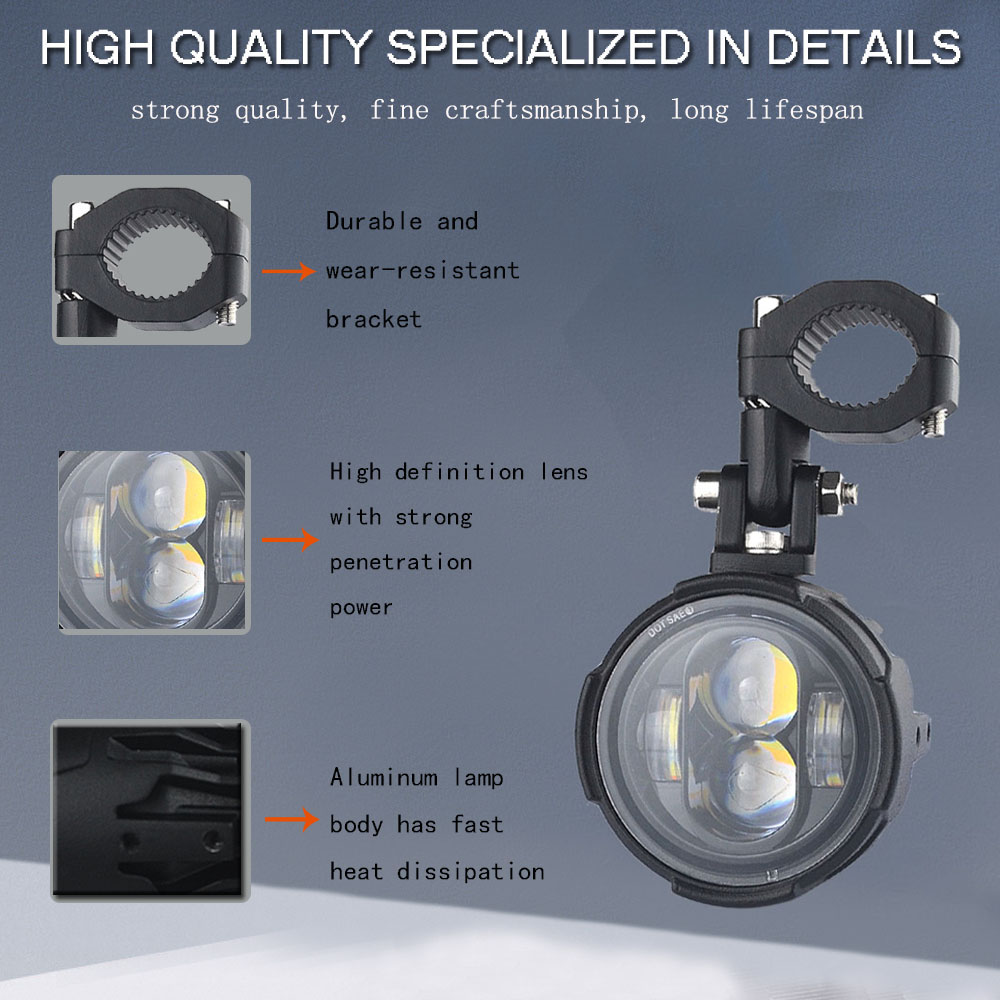 E-mark motorfiets koplamp mist - Badminton Flash recensie en prijs