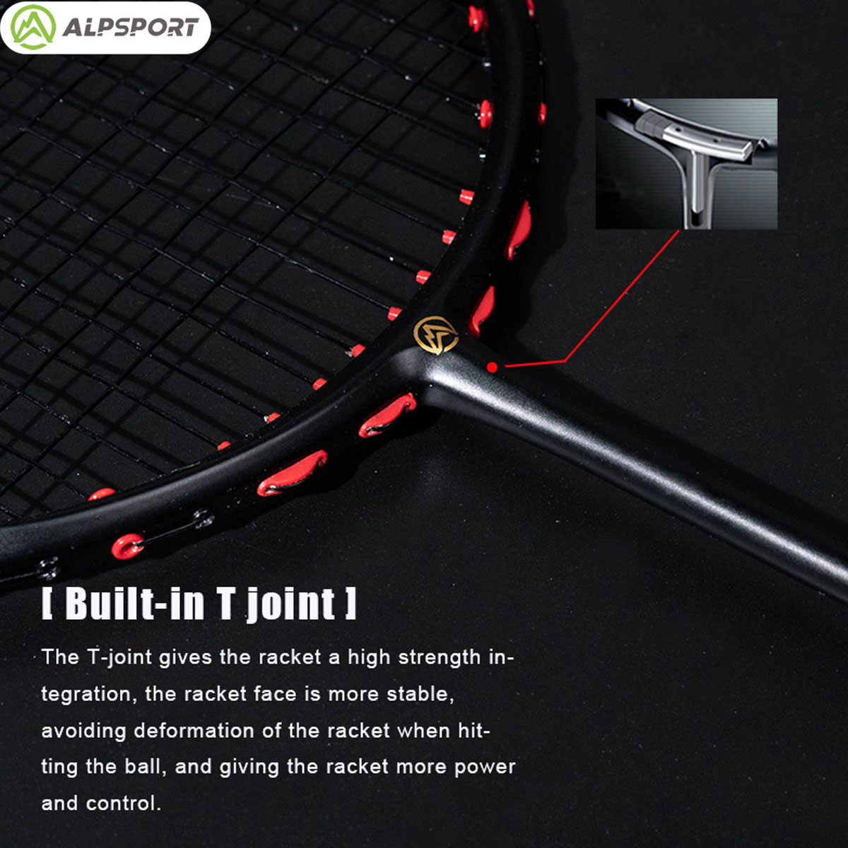 Alpsport MH-V5 5U 75g Golvend  - Badminton Photo recensie en prijs