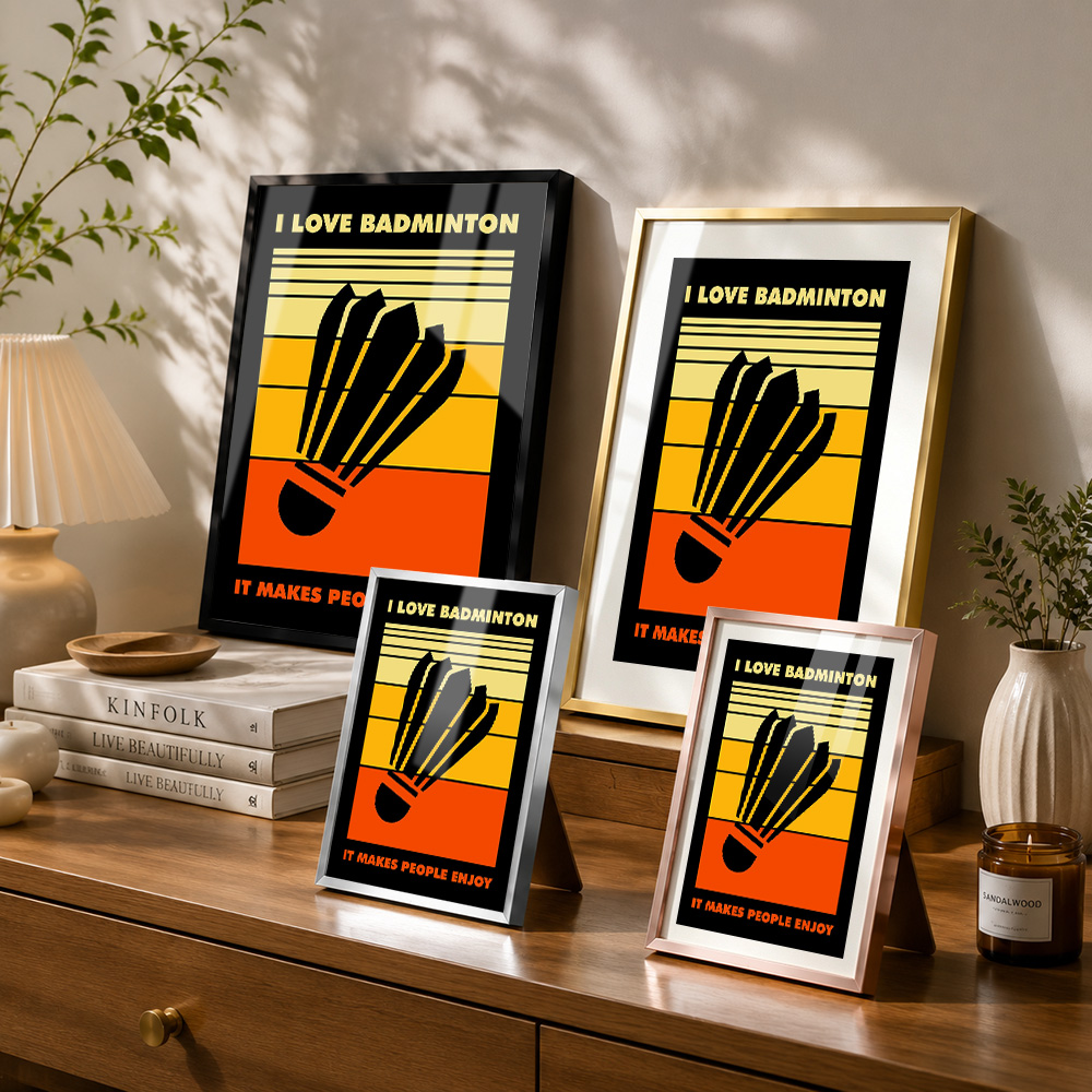 Badminton metalen poster met a - Badminton Photo recensie en prijs