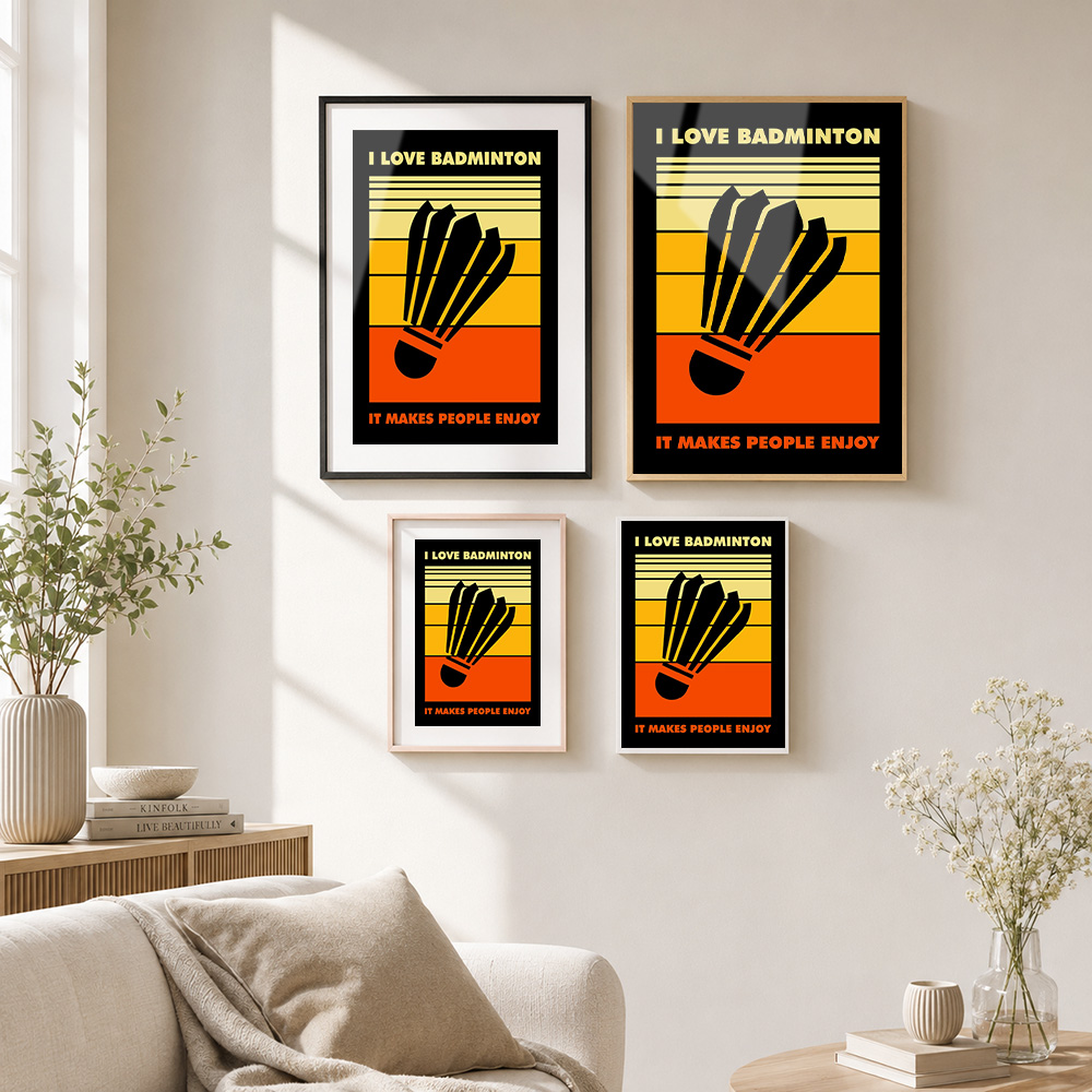 Badminton metalen poster met a - Badminton Photo recensie en prijs