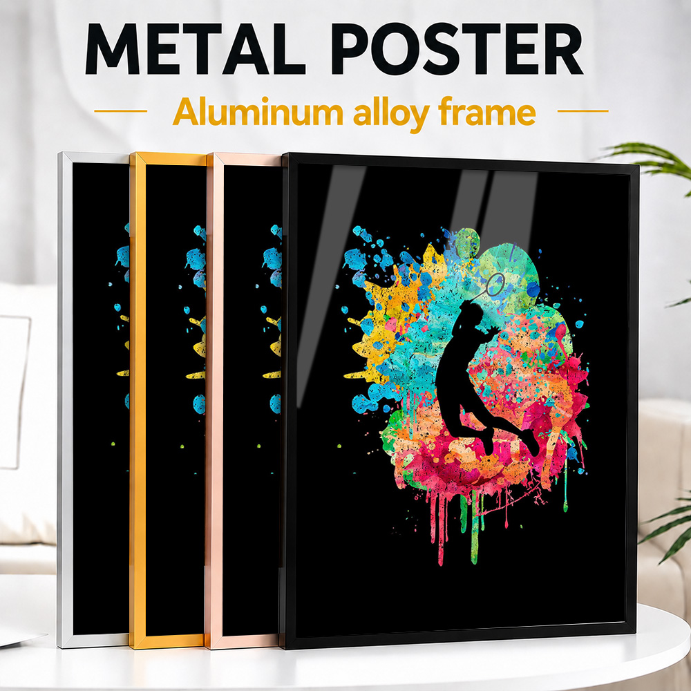 Badminton Pop Color Metalen Po - Badminton Photo recensie en prijs